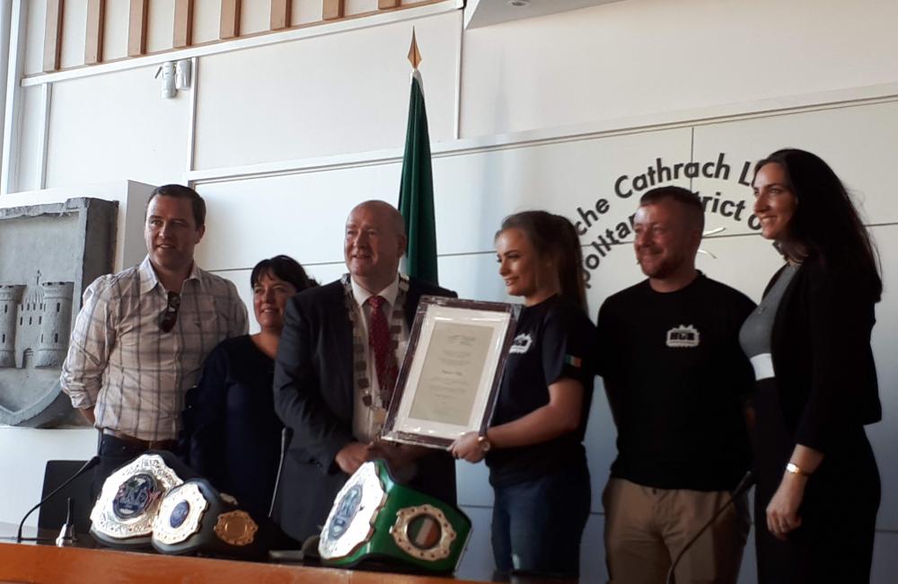 Mayoral Reception for Hayleight and LHL Kickboxing Club