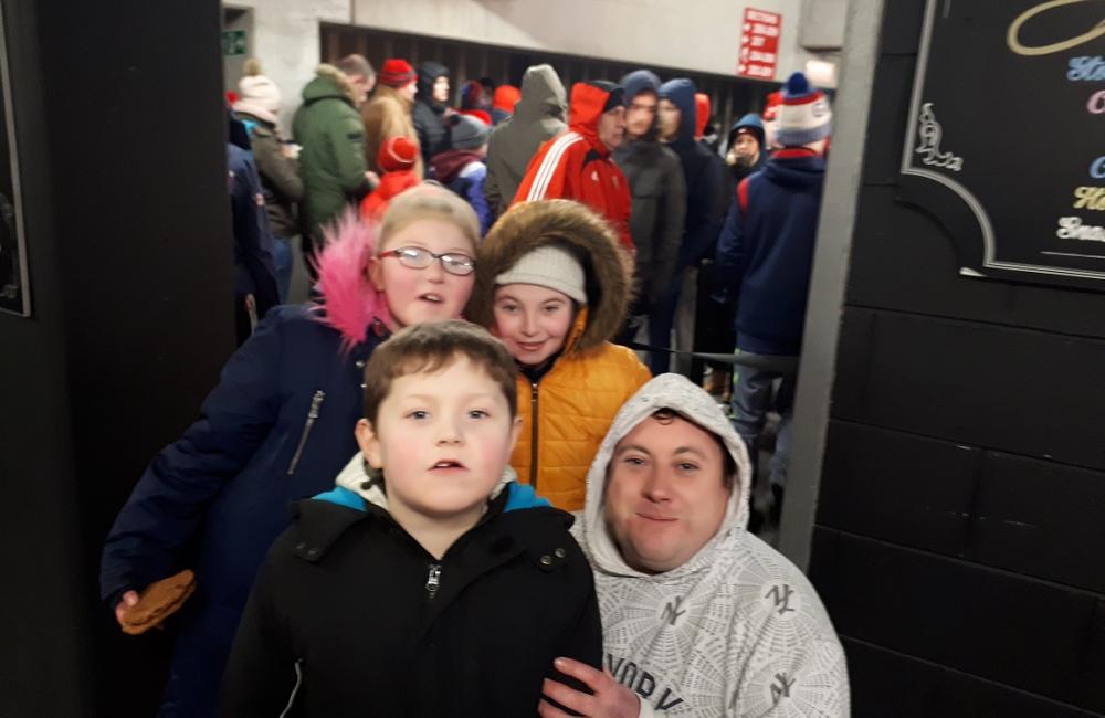 Families at Munster Game